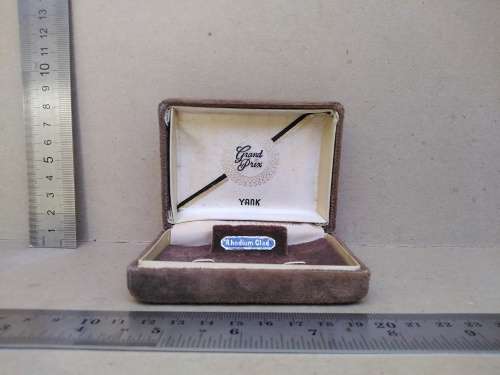 Vintage! `Grand Prix ` Yank Cufflinks Box (Only)