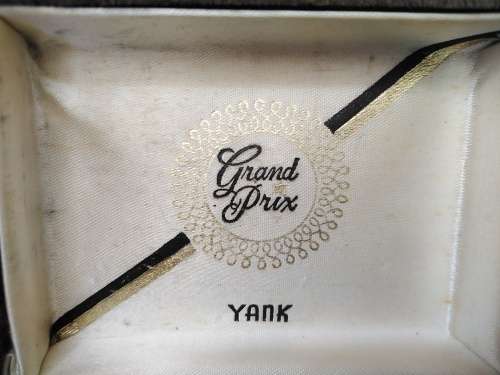 Vintage! `Grand Prix ` Yank Cufflinks Box (Only)