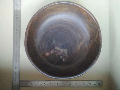 African - Hand Made - Carved Wooden Serving / Salad Bowl