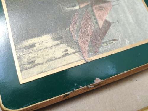 Vintage!  - Lady Clare Coasters, Pallas Tapestry, Set Of 6, Made In England