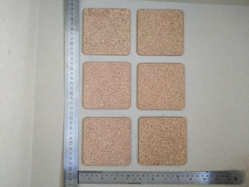 Vintage! N Wiles- Beach Houses - Set Of Six Coasters With Cork Backing