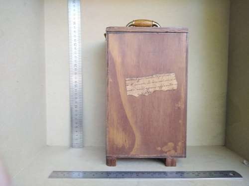 Vintage!  Italian? Wooden Wine Box Cover Holder/Dispenser For Box Wine