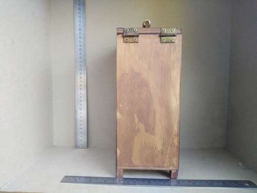 Vintage!  Italian? Wooden Wine Box Cover Holder/Dispenser For Box Wine