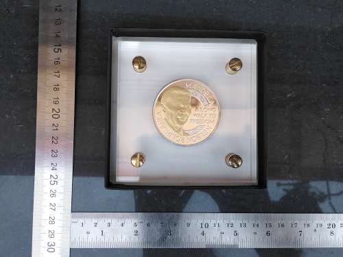 Mint Of Norway - .999 Silver -  Proof 100gr - Mandela - Father Of The Nation Medal
