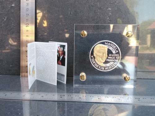 Mint Of Norway - .999 Silver -  Proof 100gr - Mandela - Father Of The Nation Medal