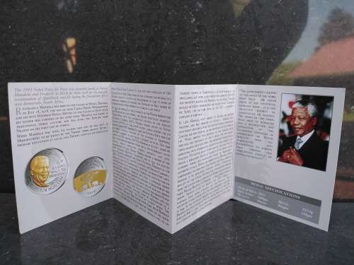 Mint Of Norway - .999 Silver -  Proof 100gr - Mandela - Father Of The Nation Medal