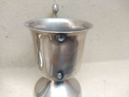 Vintage! - Set Of 3 - Silver Alloy? - Miniature Trophy Cups