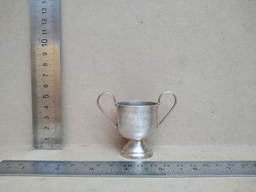 Vintage! Silver Alloy? - Miniature Trophy Cup - Overall Champion