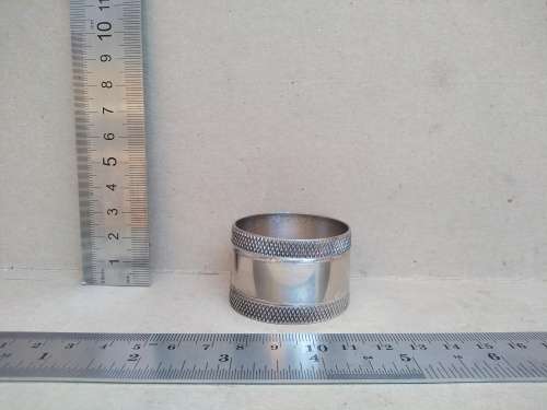 Vintage! - Silver Plated Copper - Beautifully Machined - Napkin Ring