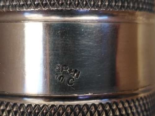 Vintage! - Silver Plated Copper - Beautifully Machined - Napkin Ring