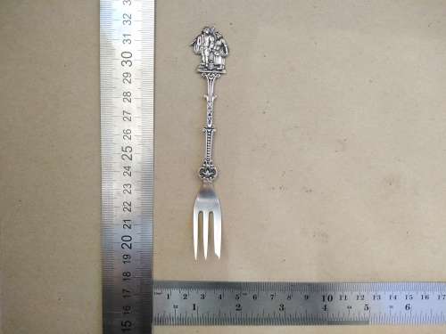 Vintage! - Dutch - Holland America Line Set  - Silver Plated - Set Of 6 Dessert Spoons And Forks