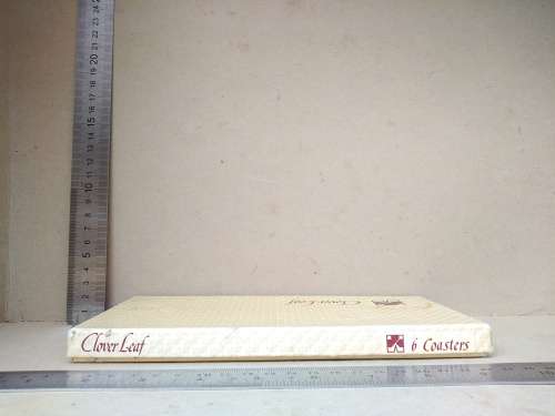 Vintage! Set Of 6 `Clover Leaf` - Old Hunting Scenic - Cork Backed - Coasters