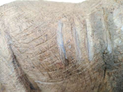 `Rhino On The Move` - Rhinoceros Sculpture Hand Carved From Zimbabwe Iron Wood.