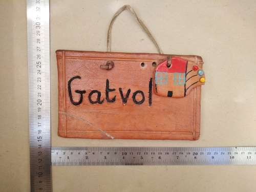 Hand Made - Pottery Art - Wall Hanging - `Gatvol`