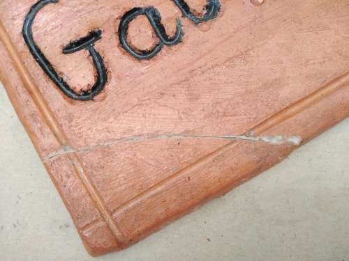 Hand Made - Pottery Art - Wall Hanging - `Gatvol`