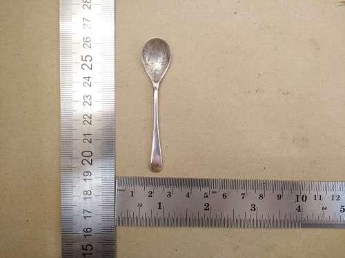 Antique! - 1913 Birmingham - Sterling Silver - Small Salt Spoon