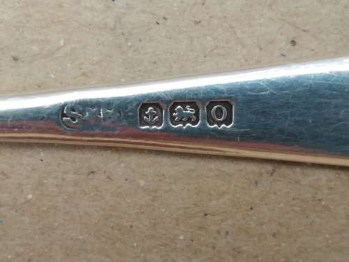 Antique! - 1913 Birmingham - Sterling Silver - Small Salt Spoon