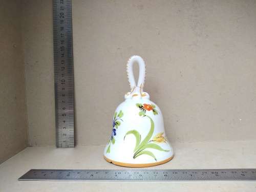 Vintage! - Italian - Ceramic Hand Painted - Table Bell (Signed) (Repaired)