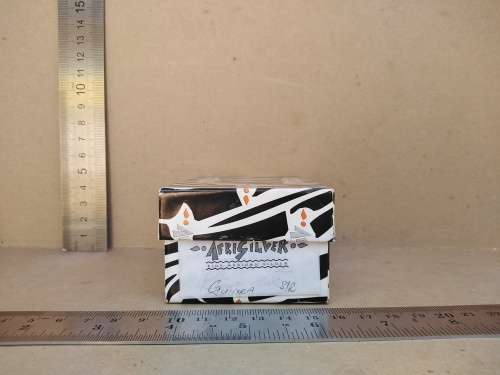 Afrisilver - Sterling Silver - African Guinea Fowl - Napkin Rings -Boxed
