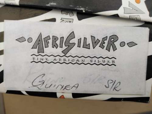 Afrisilver - Sterling Silver - African Guinea Fowl - Napkin Rings -Boxed