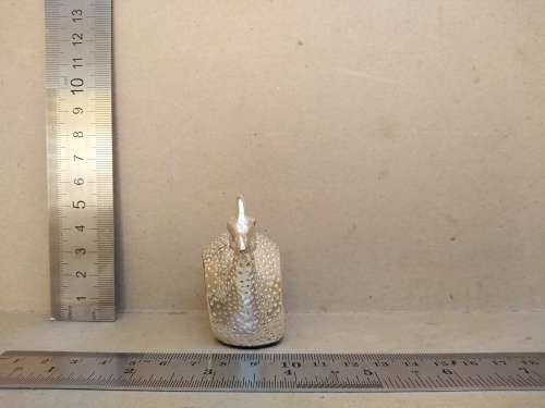 Afrisilver - Sterling Silver - African Guinea Fowl - Napkin Rings -Boxed