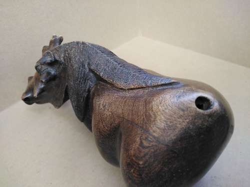 Africana! Masai Kenya - Hand Carved - Wooden - Warthog (Broken)