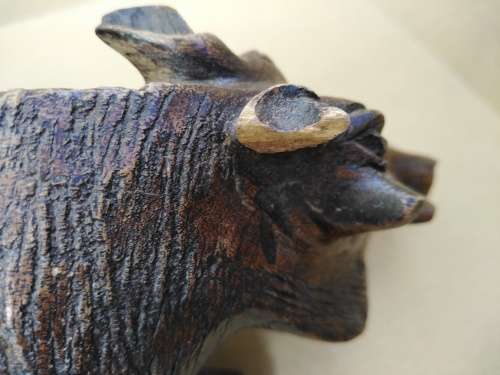 Africana! Masai Kenya - Hand Carved - Wooden - Warthog (Broken)