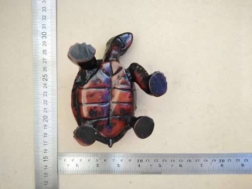 Vintage!  Fung Shui - Hand Carved - Heavy High Quality Resin Statue - Realistic Tortoise
