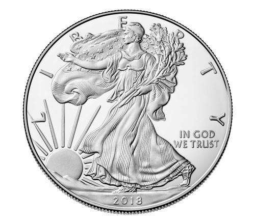 NEW YEAR SALE! - .999 Fine Silver - 1 Oz - 2018 American Eagle - BU