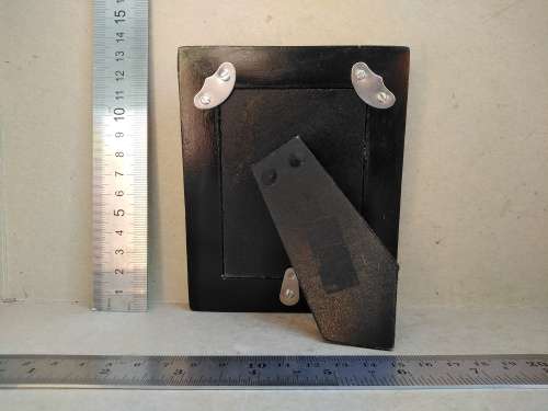 Vintage! - Made In India - Hand Made - Horn And Bone - Photo Frame - Striped