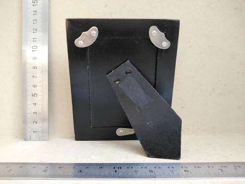 Vintage! - Made In India - Hand Made - Horn And Bone - Photo Frame - Double Round