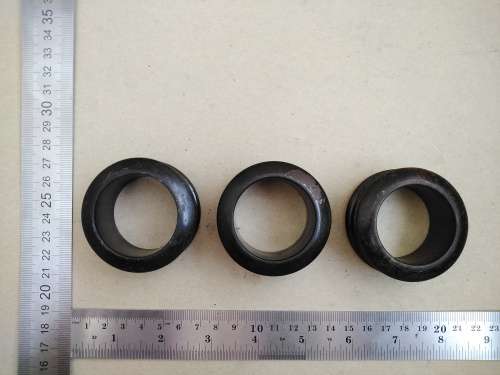 Vintage! Set Of 3 - Turned Wooden Napkin Rings