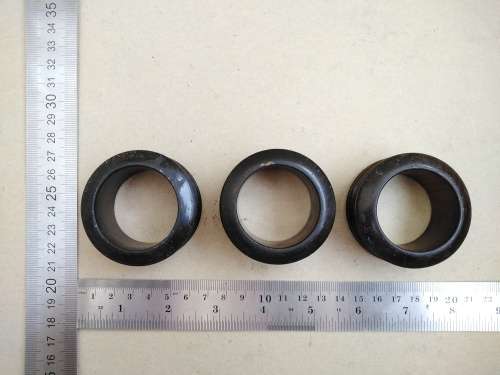 Vintage! Set Of 3 - Turned Wooden Napkin Rings
