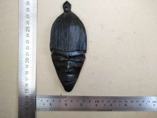 Africana! Hand Carved - Small Face Mask Hanging Pendant - Tribal Decor