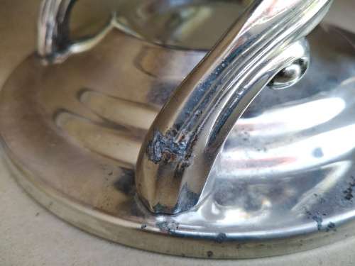 Vintage! Silver Plated - Gravy Boat with Warming Stand