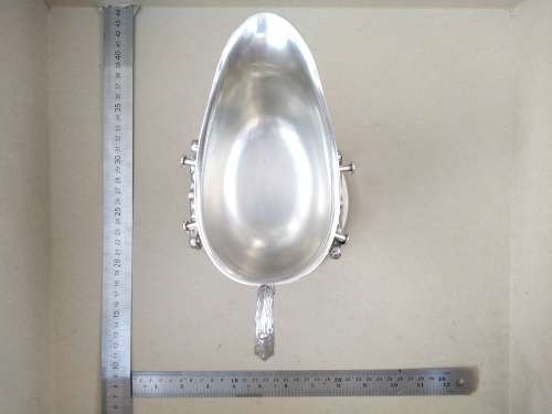 Vintage! Silver Plated - Gravy Boat with Warming Stand