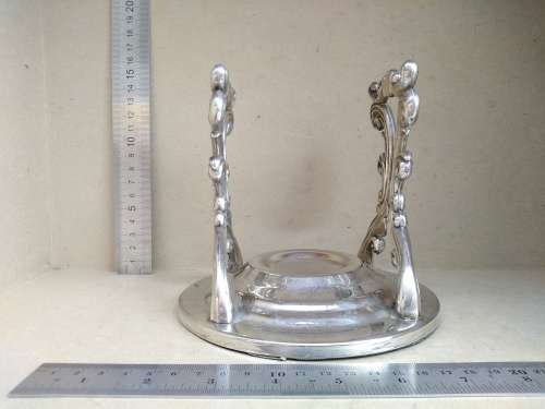 Vintage! Silver Plated - Gravy Boat with Warming Stand