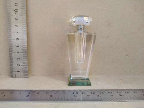 (Empty) Perfume Bottle - Faceted Crystal / Cut Glass - Maria Garcia