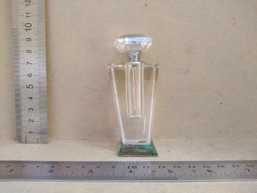 (Empty) Perfume Bottle - Faceted Crystal / Cut Glass - Maria Garcia