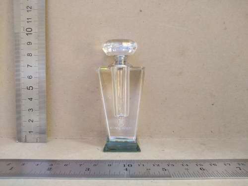 (Empty) Perfume Bottle - Faceted Crystal / Cut Glass - Maria Garcia