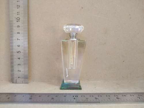 (Empty) Perfume Bottle - Faceted Crystal / Cut Glass - Maria Garcia
