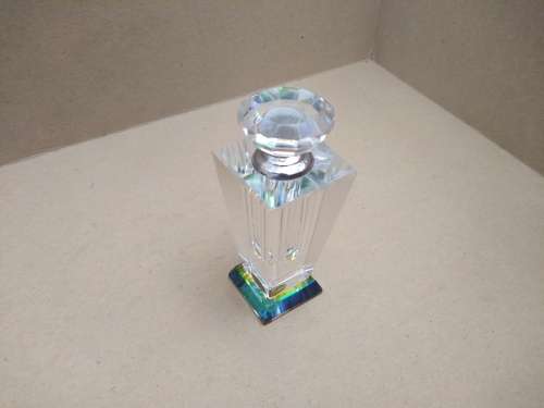 (Empty) Perfume Bottle - Faceted Crystal / Cut Glass - Maria Garcia