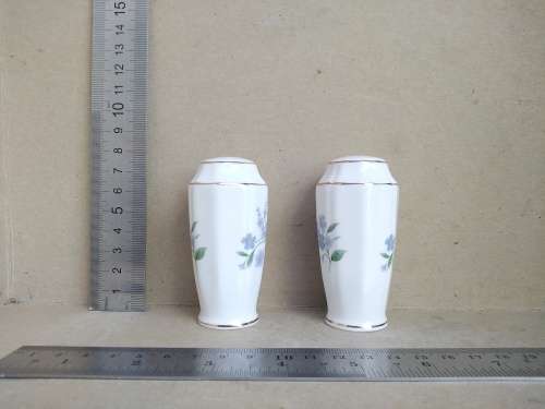 Vintage! England - Royal Adderley - Fine Bone China - Salt Pepper Floral Shakers