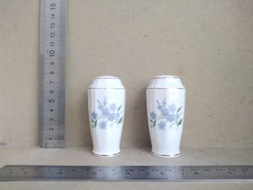 Vintage! England - Royal Adderley - Fine Bone China - Salt Pepper Floral Shakers