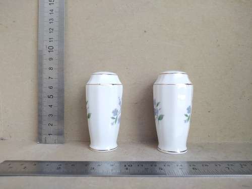 Vintage! England - Royal Adderley - Fine Bone China - Salt Pepper Floral Shakers