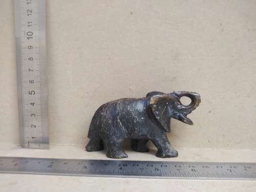 Africana! Hand Carved Stone - Small Elephant