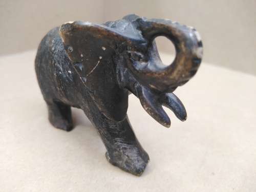 Africana! Hand Carved Stone - Small Elephant
