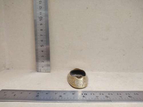 Vintage! Indian - Ornately Hand Chased - Brass - Shoe Ashtray