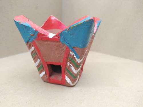 Vintage! - Oman Salalah - Handmade - Terracotta Clay Incense Burner (Broken Handle)