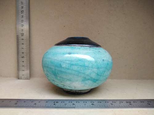 Vintage! Raku - Signed `tg` - Studio Art - Vessel